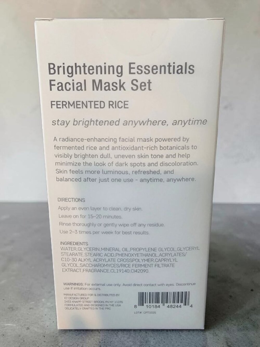 Revive Rx Brightening Essentials Facial Mask Set 10 Pack Face Masks - Picture 8 of 8